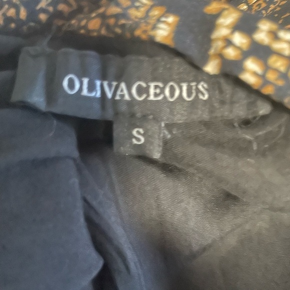 Olivaceous animal print v-neckline spaghetti straps slip dress. Size small - Picture 11 of 11